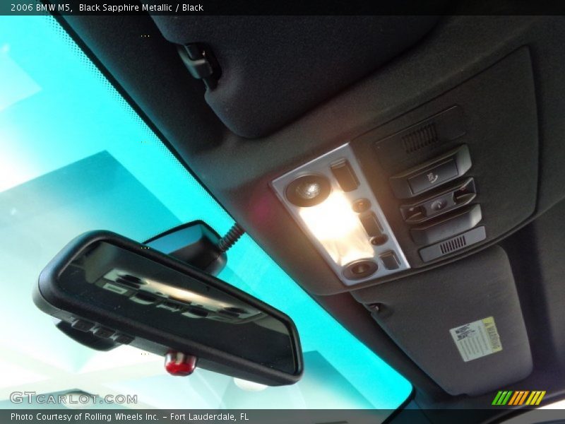Black Sapphire Metallic / Black 2006 BMW M5