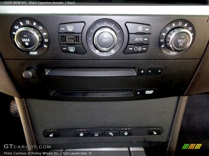 Black Sapphire Metallic / Black 2006 BMW M5
