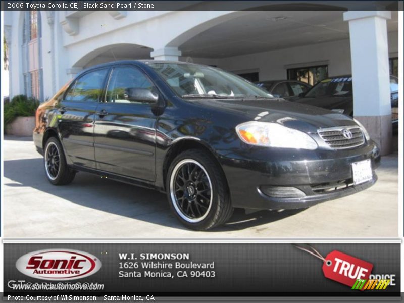Black Sand Pearl / Stone 2006 Toyota Corolla CE