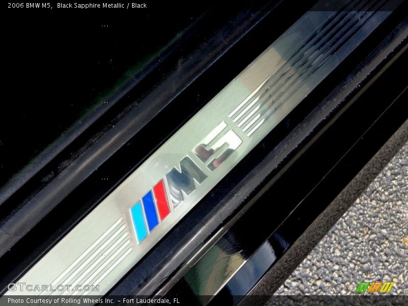 Black Sapphire Metallic / Black 2006 BMW M5