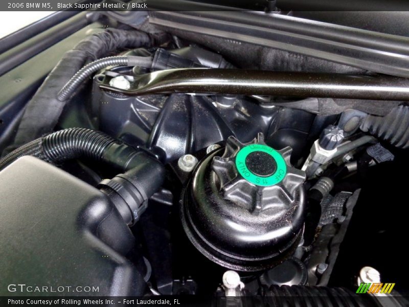 Black Sapphire Metallic / Black 2006 BMW M5