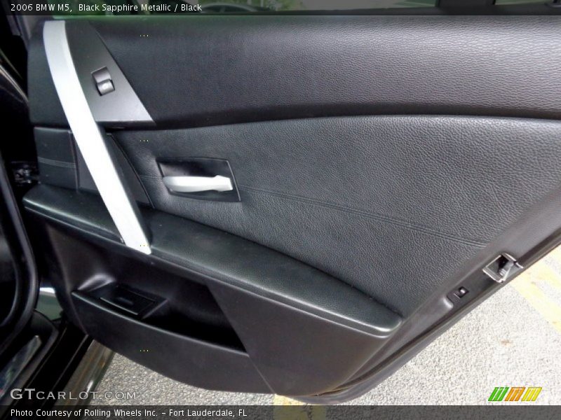 Black Sapphire Metallic / Black 2006 BMW M5