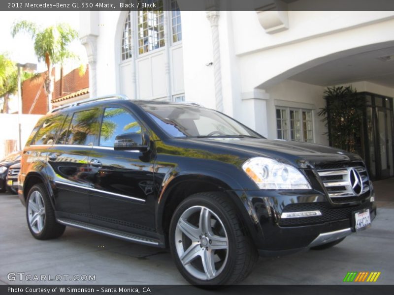 Black / Black 2012 Mercedes-Benz GL 550 4Matic