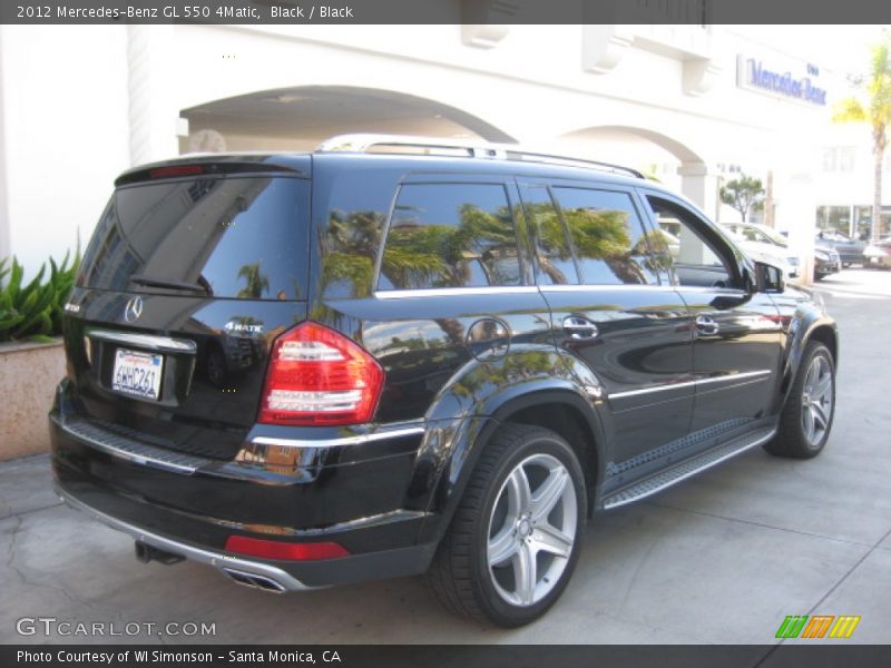 Black / Black 2012 Mercedes-Benz GL 550 4Matic