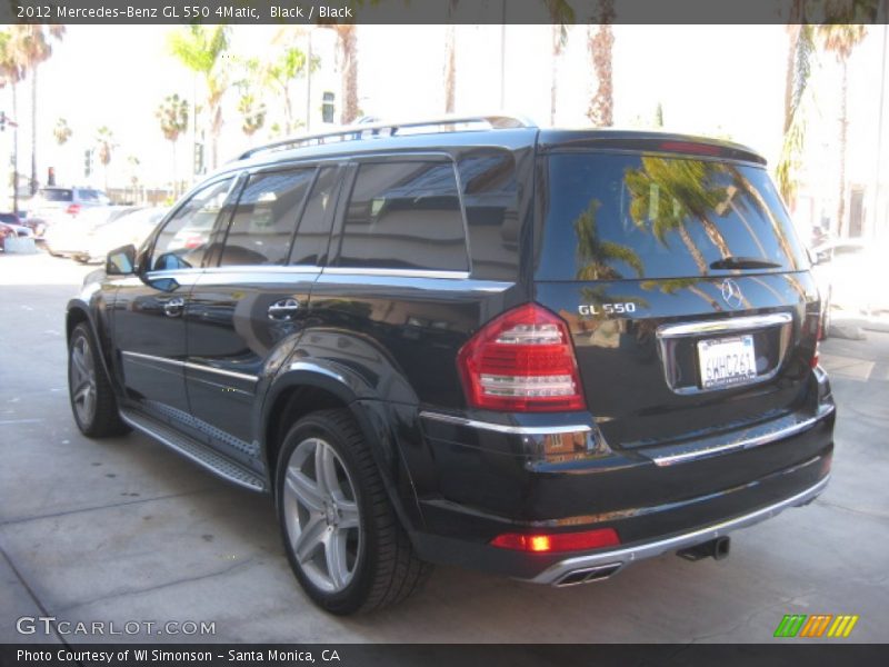 Black / Black 2012 Mercedes-Benz GL 550 4Matic
