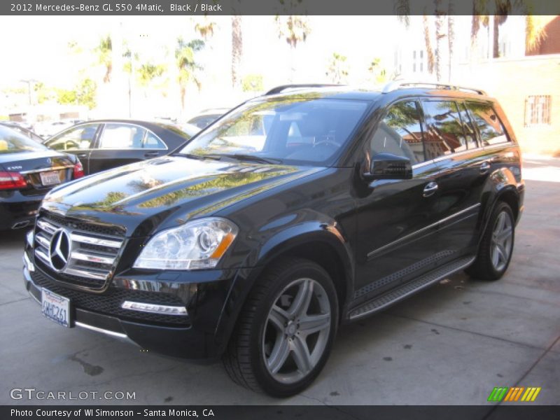 Black / Black 2012 Mercedes-Benz GL 550 4Matic