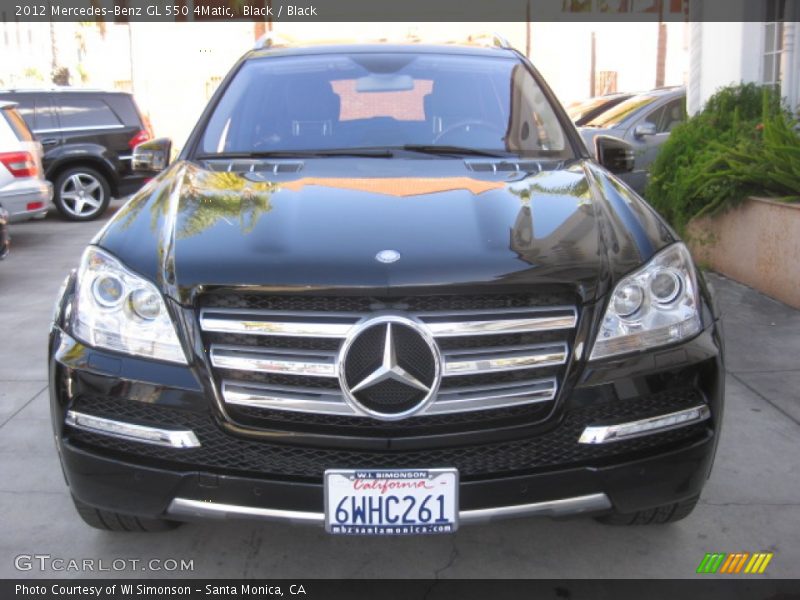 Black / Black 2012 Mercedes-Benz GL 550 4Matic