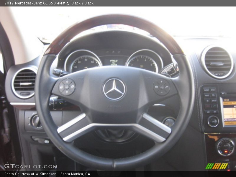 Black / Black 2012 Mercedes-Benz GL 550 4Matic