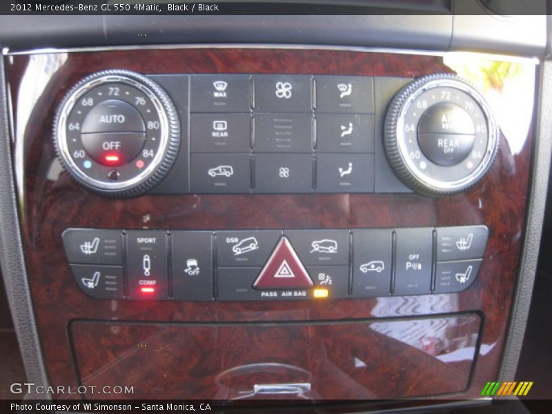 Black / Black 2012 Mercedes-Benz GL 550 4Matic
