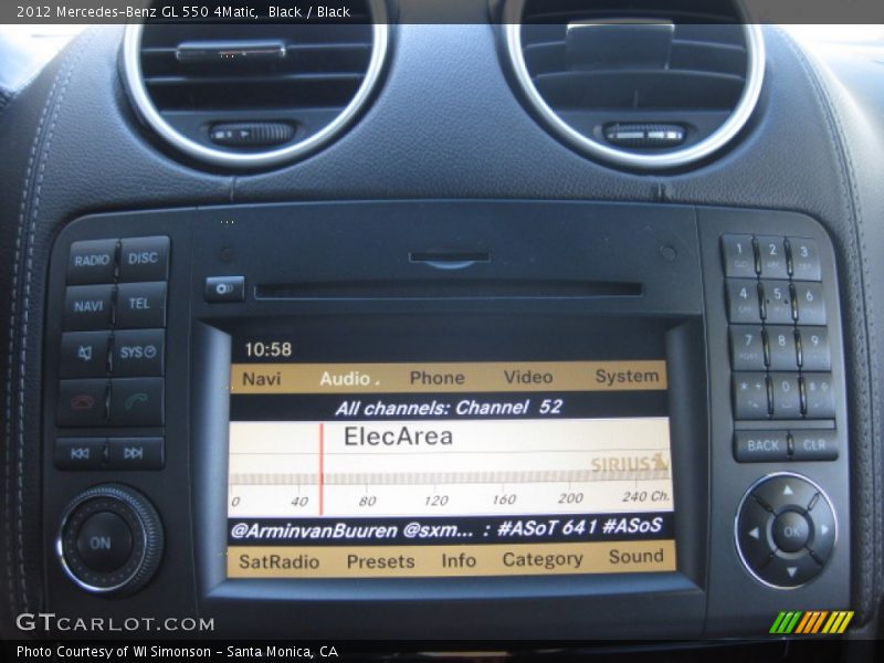 Black / Black 2012 Mercedes-Benz GL 550 4Matic