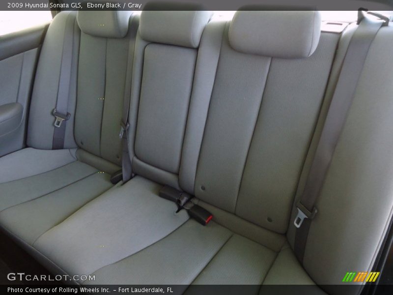 Ebony Black / Gray 2009 Hyundai Sonata GLS