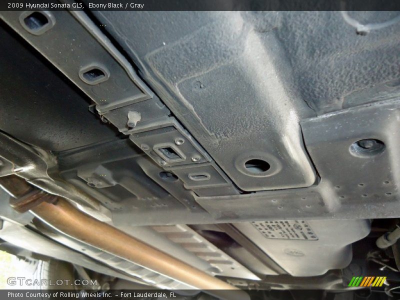 Ebony Black / Gray 2009 Hyundai Sonata GLS