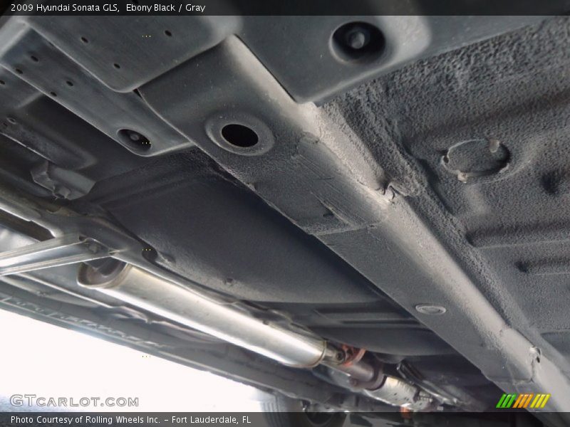 Ebony Black / Gray 2009 Hyundai Sonata GLS