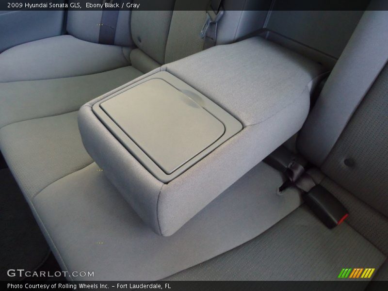 Ebony Black / Gray 2009 Hyundai Sonata GLS