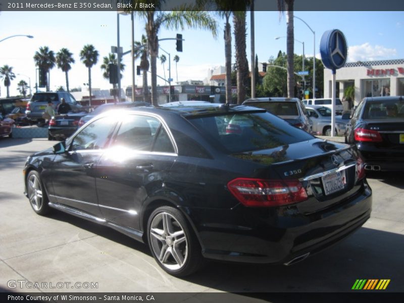 Black / Black 2011 Mercedes-Benz E 350 Sedan