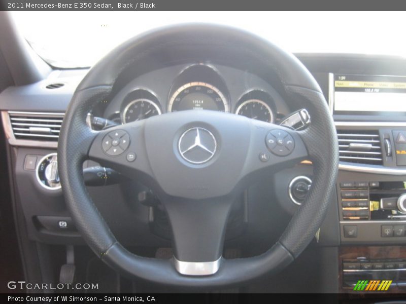 Black / Black 2011 Mercedes-Benz E 350 Sedan
