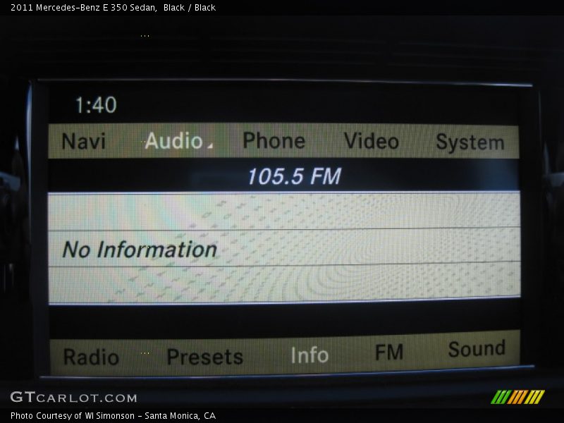 Black / Black 2011 Mercedes-Benz E 350 Sedan