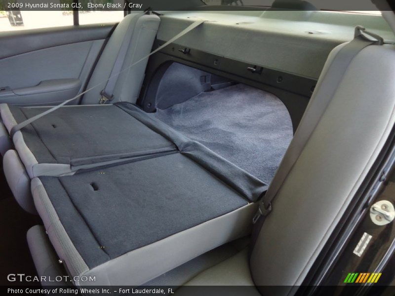 Ebony Black / Gray 2009 Hyundai Sonata GLS