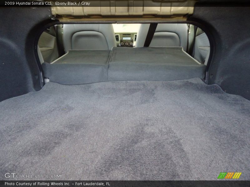 Ebony Black / Gray 2009 Hyundai Sonata GLS