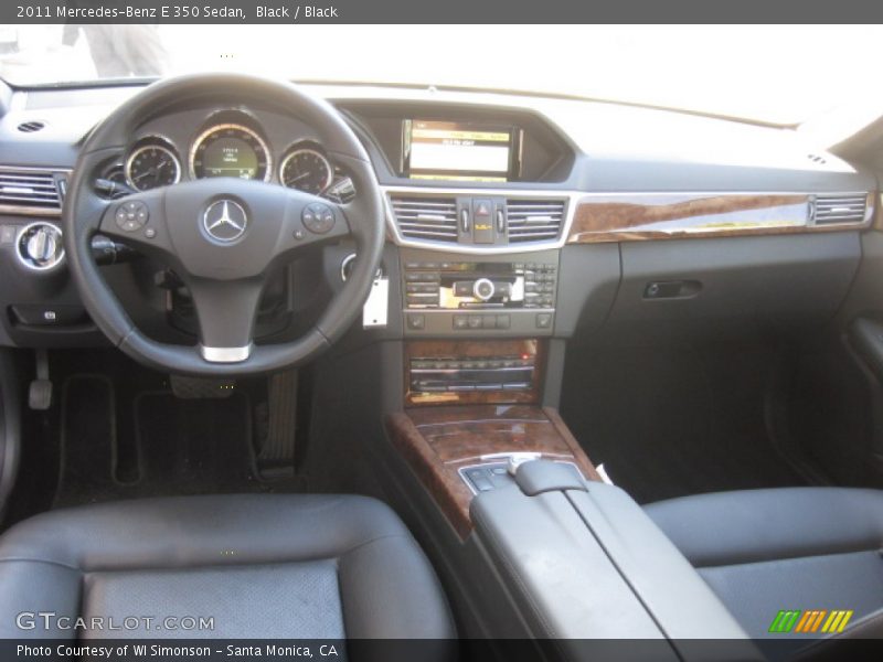 Black / Black 2011 Mercedes-Benz E 350 Sedan