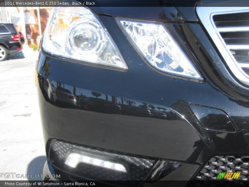 Black / Black 2011 Mercedes-Benz E 350 Sedan