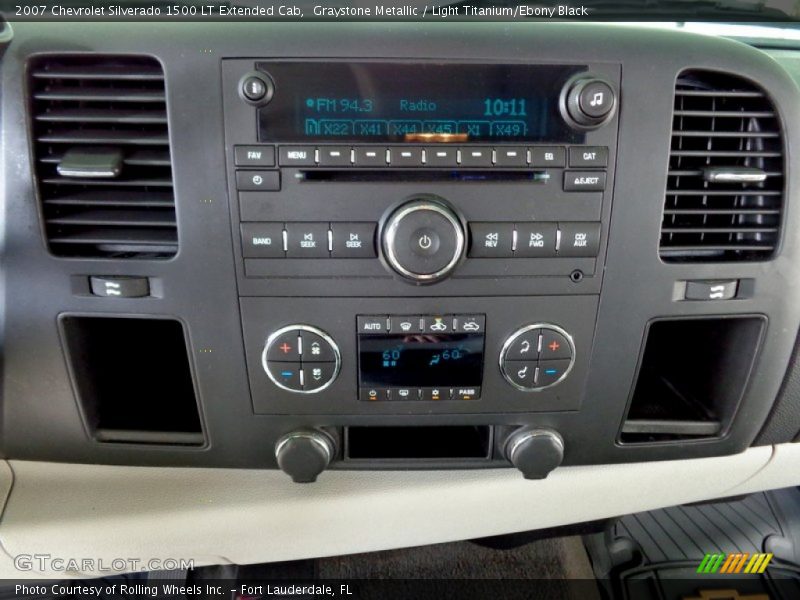Graystone Metallic / Light Titanium/Ebony Black 2007 Chevrolet Silverado 1500 LT Extended Cab