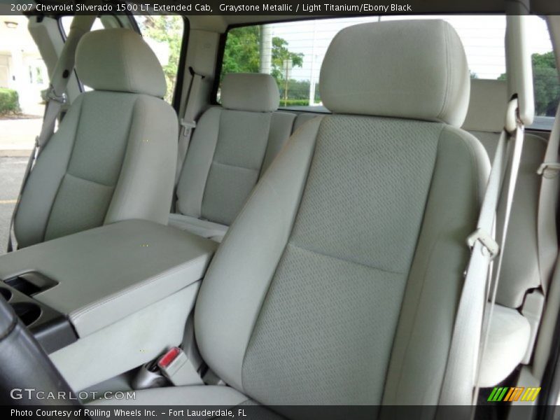 Graystone Metallic / Light Titanium/Ebony Black 2007 Chevrolet Silverado 1500 LT Extended Cab