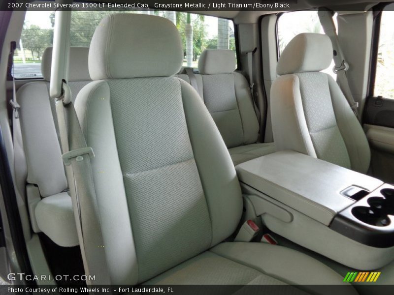Graystone Metallic / Light Titanium/Ebony Black 2007 Chevrolet Silverado 1500 LT Extended Cab