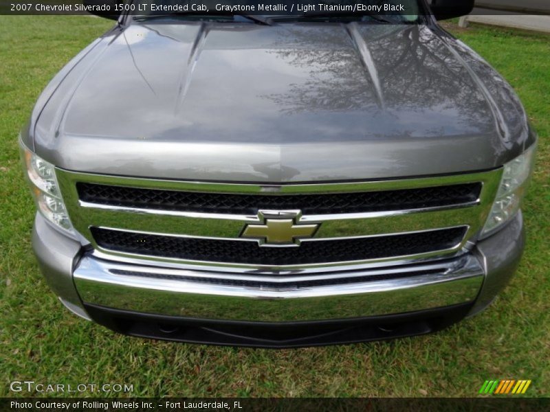 Graystone Metallic / Light Titanium/Ebony Black 2007 Chevrolet Silverado 1500 LT Extended Cab