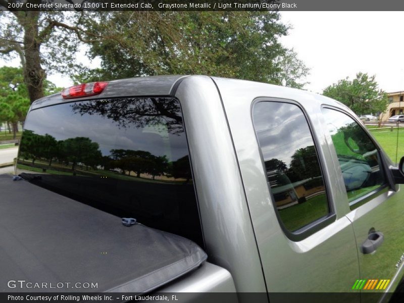 Graystone Metallic / Light Titanium/Ebony Black 2007 Chevrolet Silverado 1500 LT Extended Cab
