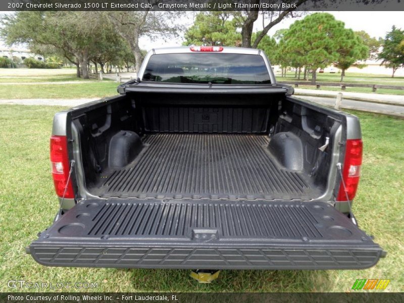 Graystone Metallic / Light Titanium/Ebony Black 2007 Chevrolet Silverado 1500 LT Extended Cab