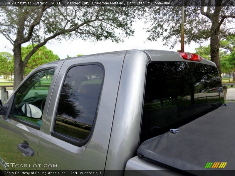 Graystone Metallic / Light Titanium/Ebony Black 2007 Chevrolet Silverado 1500 LT Extended Cab