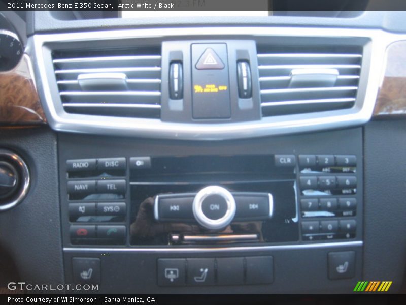Arctic White / Black 2011 Mercedes-Benz E 350 Sedan