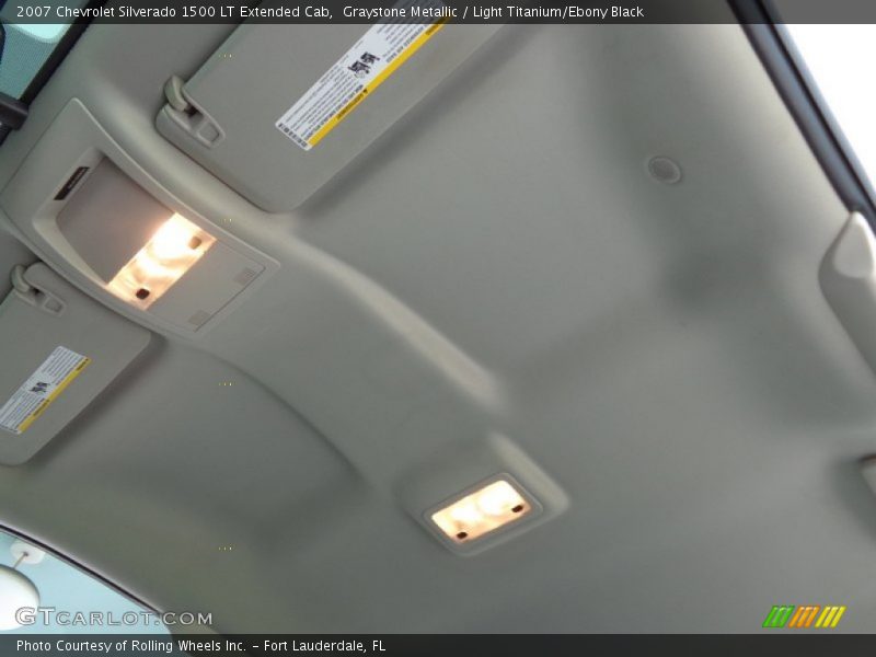 Graystone Metallic / Light Titanium/Ebony Black 2007 Chevrolet Silverado 1500 LT Extended Cab