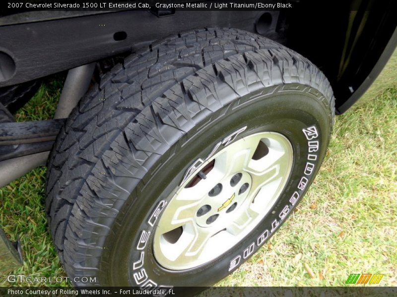 Graystone Metallic / Light Titanium/Ebony Black 2007 Chevrolet Silverado 1500 LT Extended Cab
