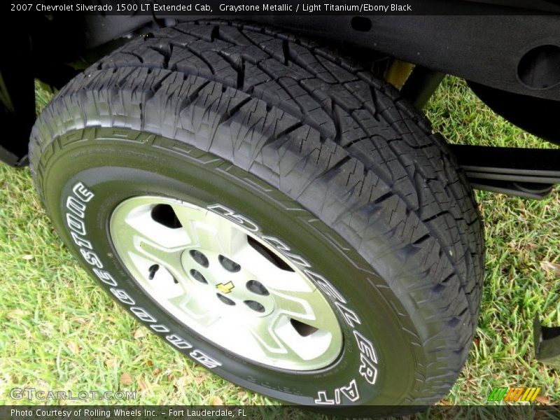 Graystone Metallic / Light Titanium/Ebony Black 2007 Chevrolet Silverado 1500 LT Extended Cab