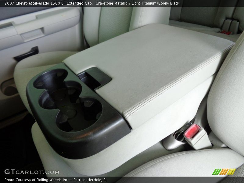 Graystone Metallic / Light Titanium/Ebony Black 2007 Chevrolet Silverado 1500 LT Extended Cab
