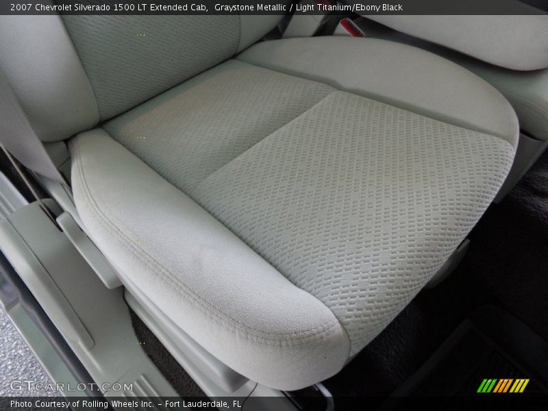 Graystone Metallic / Light Titanium/Ebony Black 2007 Chevrolet Silverado 1500 LT Extended Cab