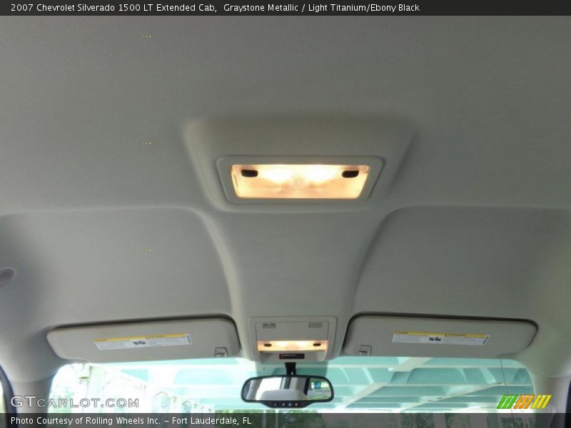 Graystone Metallic / Light Titanium/Ebony Black 2007 Chevrolet Silverado 1500 LT Extended Cab