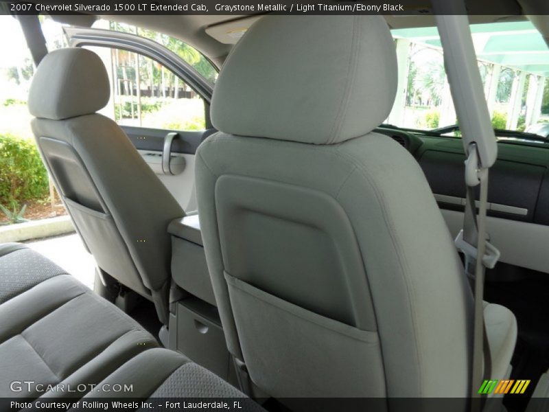 Graystone Metallic / Light Titanium/Ebony Black 2007 Chevrolet Silverado 1500 LT Extended Cab
