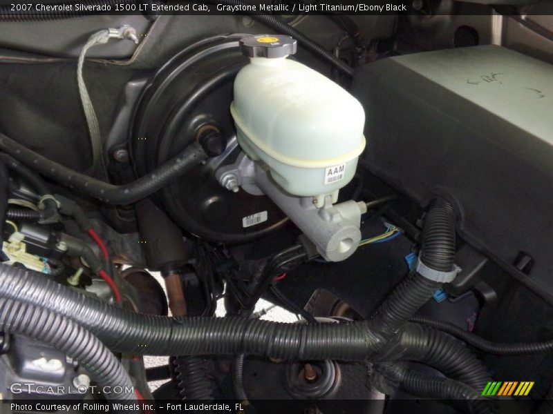 Graystone Metallic / Light Titanium/Ebony Black 2007 Chevrolet Silverado 1500 LT Extended Cab