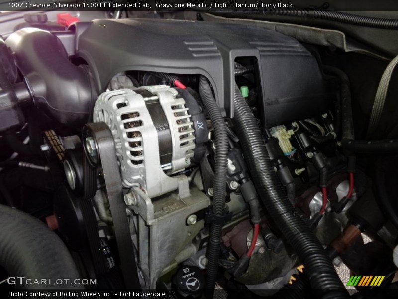Graystone Metallic / Light Titanium/Ebony Black 2007 Chevrolet Silverado 1500 LT Extended Cab