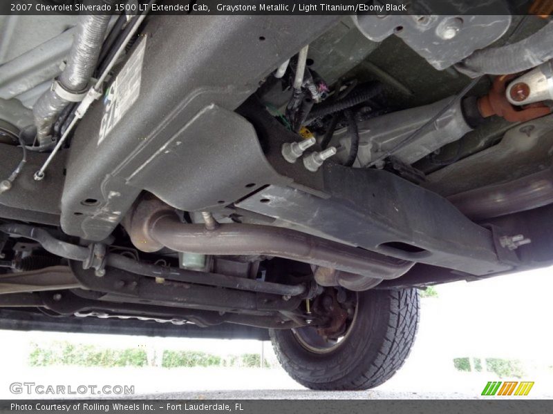 Graystone Metallic / Light Titanium/Ebony Black 2007 Chevrolet Silverado 1500 LT Extended Cab