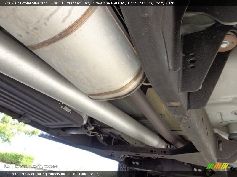 Graystone Metallic / Light Titanium/Ebony Black 2007 Chevrolet Silverado 1500 LT Extended Cab