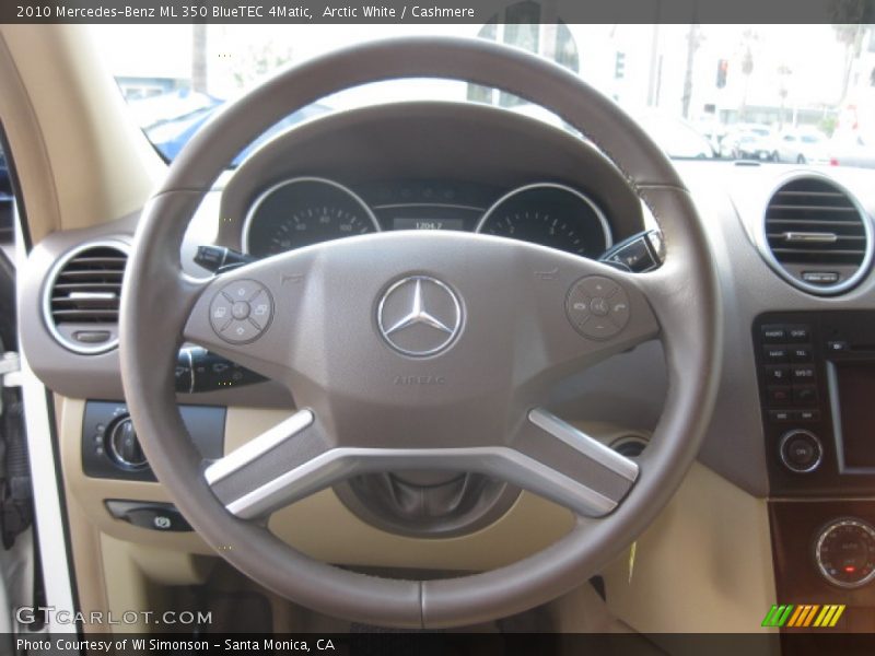 Arctic White / Cashmere 2010 Mercedes-Benz ML 350 BlueTEC 4Matic