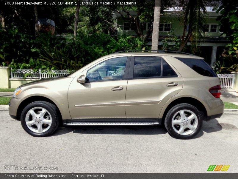 Sand Beige Metallic / Macadamia 2008 Mercedes-Benz ML 320 CDI 4Matic