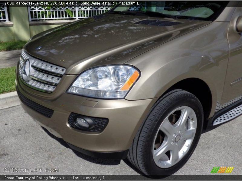 Sand Beige Metallic / Macadamia 2008 Mercedes-Benz ML 320 CDI 4Matic