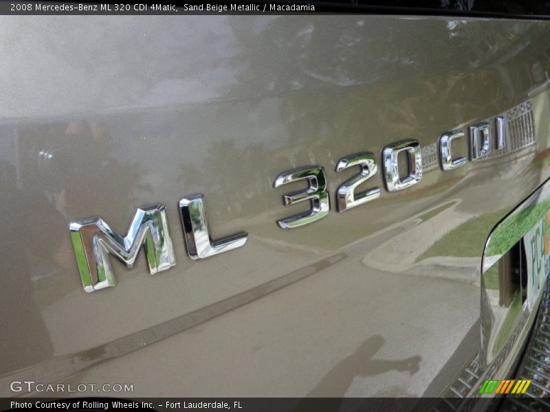Sand Beige Metallic / Macadamia 2008 Mercedes-Benz ML 320 CDI 4Matic