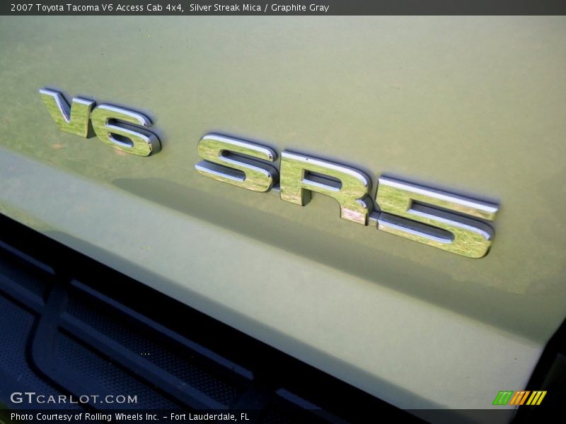 Silver Streak Mica / Graphite Gray 2007 Toyota Tacoma V6 Access Cab 4x4