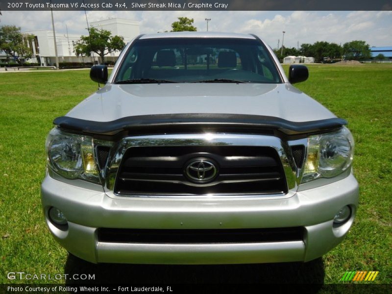 Silver Streak Mica / Graphite Gray 2007 Toyota Tacoma V6 Access Cab 4x4